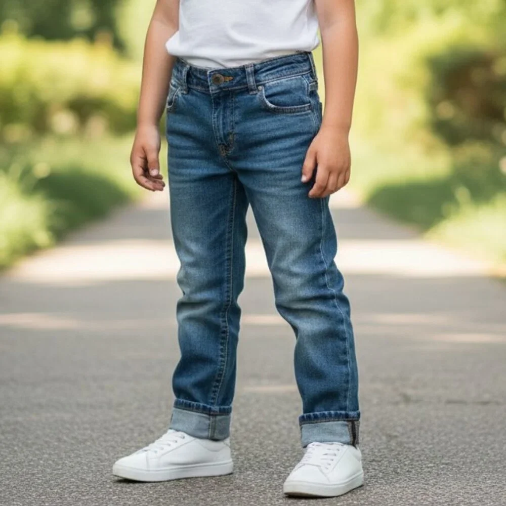 THE CHILDRENS PLACE TCP Straight Leg Jeans Boys Size 7 Medium Wash